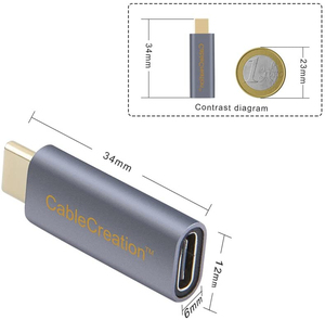 Cablecreation <span class=keywords><strong>Usb</strong></span>-<span class=keywords><strong>C</strong></span> macho a hembra adaptador <span class=keywords><strong>Usb</strong></span> tipo <span class=keywords><strong>C</strong></span> <span class=keywords><strong>Usb</strong></span> 3,1 Extender convertidor 10Gbps - Product Image 2