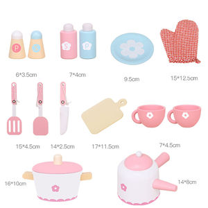 Ensemble de maison de jeu de simulation pour enfants personnalisé Cuisine variée en bois pour enfant garçon fille - Product Image 2