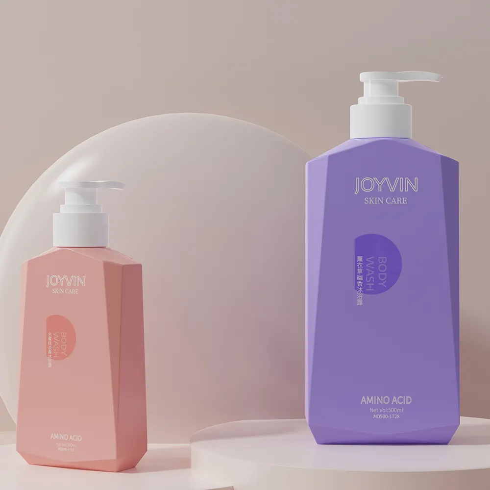 Mingdun 300ml récipient cosmétique de forme carrée en plastique coloré lavage des mains savon liquide bouteilles en mousse bouteille de lotion pour le corps avec pompe