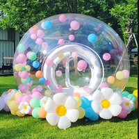 Tente gonflable à bulles populaire, tente ballon imperméable, taille personnalisable et hauteur de 10 à 12 pieds pour une utilisation en extérieur