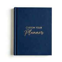 Planificateur personnalisé en papier couché A4 avec couverture rigide, service d'impression de cahiers personnalisés en couleur pour les étudiants et les écoles