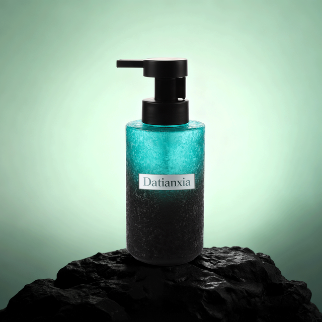500ml Foam Hand & Body Wash Glass Bottle 3-Pack Reusable Eco-friendly Hair Care Refillable Dispenser