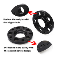 2 PIÈCES Forge Entretoises De Roue 5X120 72.56mm 15/20mm Avec Extension 12.9 Boulons de qualité Cône M12X1.5 Pour BMW