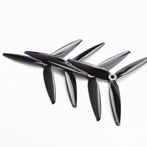 Hélice de 7 pulgadas y 3 aspas para drones de carreras, de larga duración, modelo 7040 (7*4*3), de plástico, molde privado, accesorio adaptador. - Product Image 1