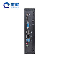 Barato Intel 12th Gen J6412 N100 N300 I3 I5 I7 Linux Thin Client Mini Pc 6 * COM DDR4 LVDS VGA HD-MI computadora de escritorio Industrial