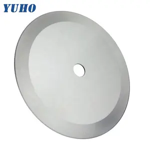Passion OEM/ODM circular tungsten carbide rotary slitting shear cutter blade for leather foil round pipe cutting knife