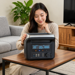 สถานีพลังงานสำรองแบบพกพา 1000W 768Wh คลื่นไซน์บริสุทธิ์ LiFePO4 เครื่องกำเนิดพลังงานแสงอาทิตย์ แบตเตอรี่สำรองสำหรับบ้าน แคมป์ปิ้ง และการเดินทาง - Product Image 2
