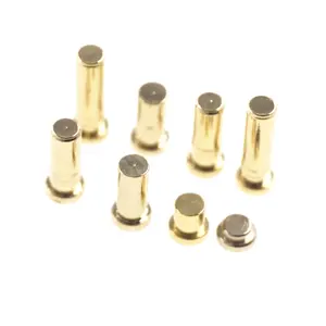 2.0 mm Diameter Brass Gold Plate Surface Mount PCB Height OEM Female SMD Target Connector Pad