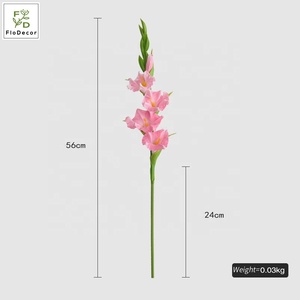 <span class=keywords><strong>Fiore</strong></span> Artificiale di Gladiolo in PU di Alta Qualità, 56cm, Effetto Realistico, Bianco Rosa <span class=keywords><strong>Viola</strong></span>, per Decorazioni Matrimoni, Feste Invernali ed Eventi - Product Image 6