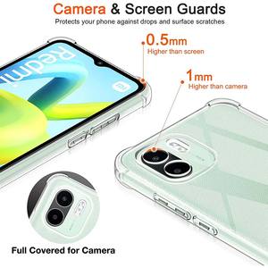 Funda transparente para Xiaomi Redmi A2, A1 Plus, Redmi 12C, 11 Prime, a prueba de golpes, suave, de silicona, para Redmi note 12 <span class=keywords><strong>Pro</strong></span>, x5 <span class=keywords><strong>pro</strong></span> - Product Image 3
