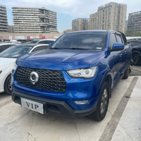 GWM Great Wall Cannon 2.0T Diesel Automatique Cuir R17 Pick-up LHD 2021 d'occasion avec caméra de recul en stock Prix de gros