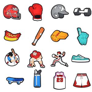 Adornos de paja de silicona para deportes de béisbol, dijes, bolsa Opp gratis, accesorios para Bar, pajitas para beber, anillos de silicona para paja - Product Image 5