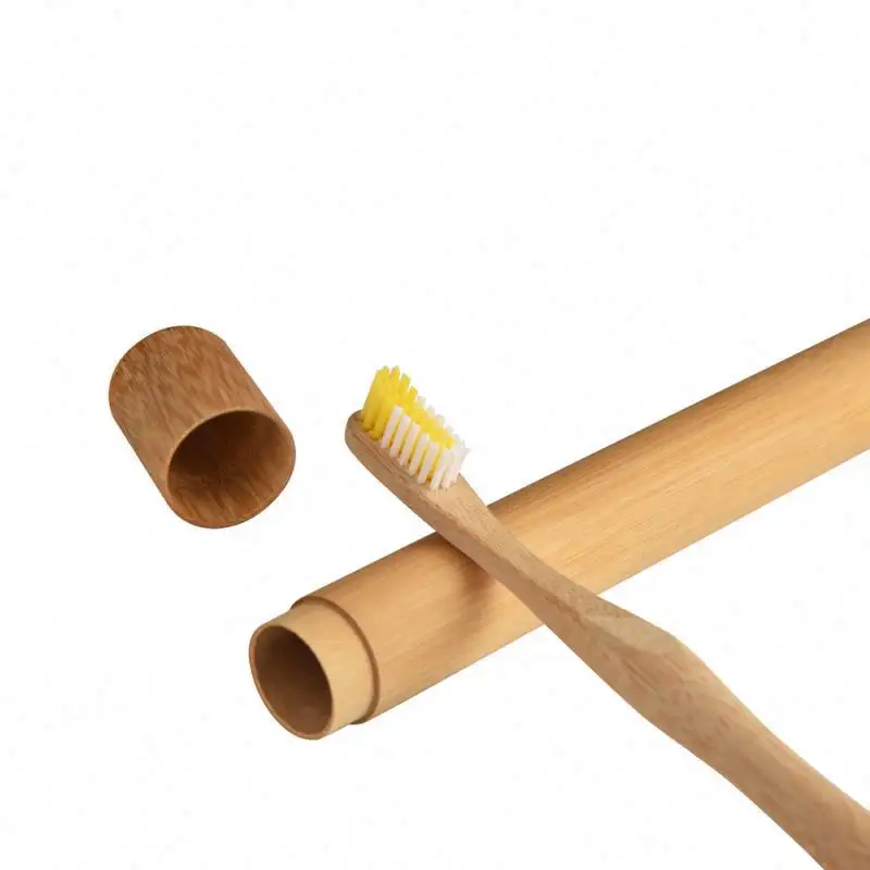 Tingsheng 100% green environmental naturally bamboo toothbrush