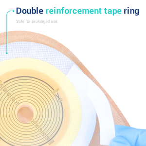 Suministro médico BLUENJOY, filtro de Gas de carbón activado de una pieza, bolsas de colostomía, bolsas adhesivas de ostomía con placa básica hidrocoloide - Product Image 5