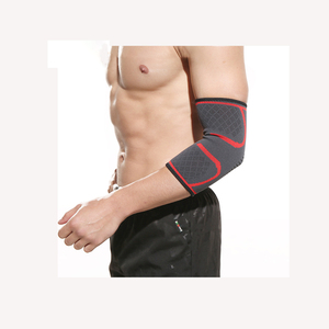 Manchon de compression respirant en néoprène avec logo personnalisé pour le soutien du coude, idéal pour le tennis, le basketball et les sports multiples - Unisexe - Product Image 4