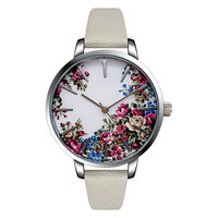 Jam Tangan Wanita Mewah AMOVAN 2022, Kulit Antik Bermotif Bunga, Logo Kustom, Mesin Otomatis, Casing Aloi, Dial Kaca, Tahan Air