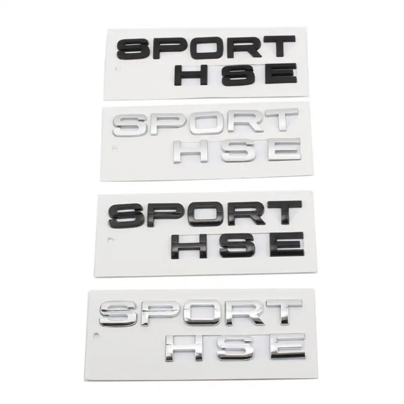 SPORT-HSE Letter Badge Car stickers for Land rover Range Rover SPORT Body modified rear trunk original accessory decorate logo