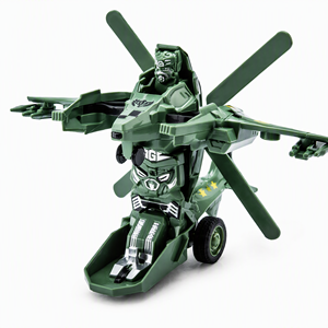 Nouveauté 2025 : <span class=keywords><strong>Jouet</strong></span> militaire avion de chasse à déformation automatique, à inertie, à pousser et à coller, vente en gros - Product Image 3