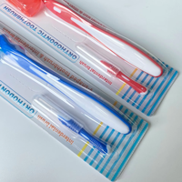 Ensemble de brosses à dents avec capuchon et brosse interdentaire orthodontique en forme de V, étui pour correction du tartre, nettoyage des dents, en plastique