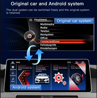 Layar Radio Mobil Snapdragon 12.8"HD Wireless CarPlay Android 15 untuk BMW Seri 3 E91 E92 E93 CCC CIC Android Auto GPS Multimedia