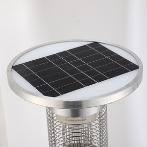 Lampe anti-moustiques LED à énergie solaire 200x580mm, type à choc électrique, pour usage extérieur, jardin et maison - Product Image 2
