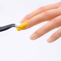 2024 New Nordic Flexible Silicone Nail Practice Hand posier bares Manic ure Art Learning Tool Box-Paket