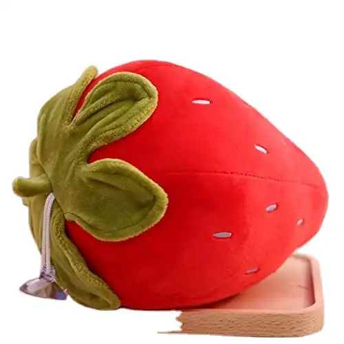 Factory Wholesale 15cm Cute Red Round Soft Stuffed Apple Plush
