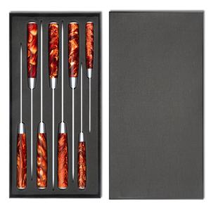 10% de descuento en juegos de <span class=keywords><strong>cuchillos</strong></span> de cocina <span class=keywords><strong>japoneses</strong></span> de acero <span class=keywords><strong>damasco</strong></span> con logotipo personalizado, 10 Uds., juego de <span class=keywords><strong>cuchillos</strong></span> de Chef <span class=keywords><strong>Damasco</strong></span> para vendedor AMZ - Product Image 4