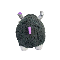 Mascotte de marque en peluche Goth, jouet en peluche mouton noir personnalisé, OEM ODM, peluche douce, mouton en peluche Kawaii et mignon pour enfants