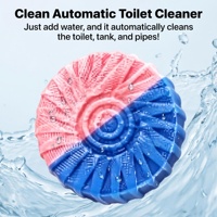 Bloc Nettoyant WC Total Flush 300 Utilisations – Tablette Puissante Anti-Salissures pour Toilettes Automatiques