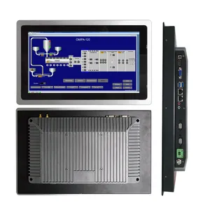 Hot Selling 21.5touch Screen Aio All In 1 Panel Pc Widescreen Touch Wifi Fan Industrial All In 1 Pc For Factory Workshop