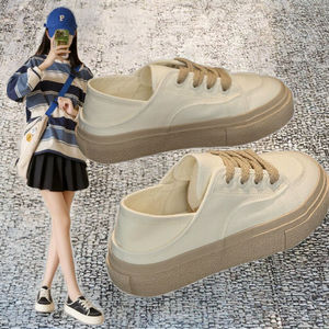 Zapatos de Invierno de Terciopelo para Mujer, Versátiles, Acolchados, Cálidos, de Algodón, con Plataforma para Verano y Primavera - Product Image 2