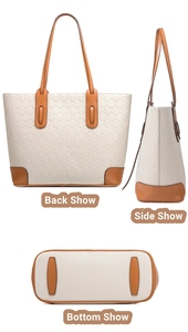 Tas Tangan Logo Kustom Grosir Set Tas Tangan <span class=keywords><strong>4</strong></span> Buah Tas Wanita Tas Desainer TERLARIS Set Tas Wanita - Product Image 2