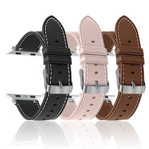 Correa de Reloj CM Stitch de TPU con Textura de Cuero para <span class=keywords><strong>Apple</strong></span> <span class=keywords><strong>Watch</strong></span> Ultra/Ultra 2 49mm / <span class=keywords><strong>SE</strong></span> / <span class=keywords><strong>SE</strong></span> (<span class=keywords><strong>2022</strong></span>/2023) 44mm - Product Image 1