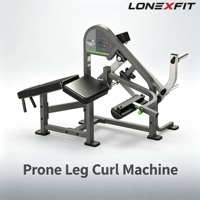 Machine à curls assis à charge libre, série trois rails, pour flexion des genoux, 5 niveaux de résistance, en acier inoxydable, équipement de gym commercial