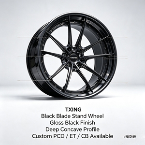 Rines de Aleación Forjados Personalizados TXING, Pulidos, 5x127, 5x114.3, 5x130 para C8, <span class=keywords><strong>Ferrari</strong></span>, Dodge, BMW, Diseño Cóncavo, 18, 19, 20, 21 Pulgadas, para Autos de Lujo - Product Image 2