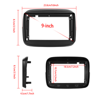 Podofo 9 pouces Android voiture stéréo Double Din 4 + 64G sans fil Carplay Android Auto pour Fiat Mobi 2016-2022 IPS DSP GPS RDS WIFI