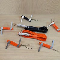 Kabel Data USB2.0 Pengisian Cepat PD 240W Tipe-C Grosir dengan Adaptor Penyangga Ponsel Lipat untuk Laptop Tablet