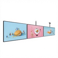 Pantalla LCD de 32 Pulgadas UHD para Menús de Restaurantes, Pantalla Completa, Negra, con 1 Año de Garantía, para Comida Rápida