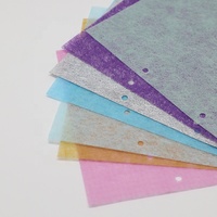 50-500G tapis mouillé 5-10mm fibre mouillée tissu filtrant en polyester non tissé couche de support non tissée respirante pour filtres à air