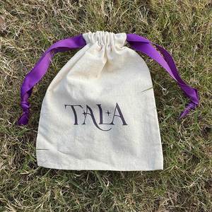 100% Organic Cotton Canvas <b>Pouch</b>, Personalized Colorful <b>Drawstring</b> Bag, Custom Fashion Jewelry Bag - Product Image 5