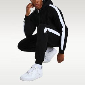 Chándal con logotipo bordado en blanco, ropa deportiva personalizada, sudaderas con capucha, pantalones para correr, OEM Design Factory, venta al por mayor - Product Image 4