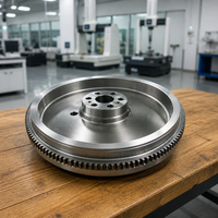 Volant d'inertie industriel dynamique équilibré sur mesure 200 kg OEM GGG50 en fonte ductile usiné CNC de précision