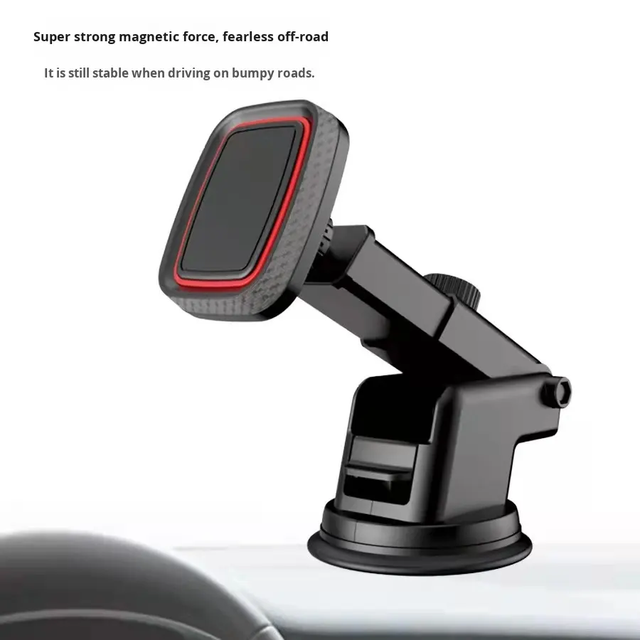 Strong Magnetic Suction Cup Car Phone Mount 360° Adjustable Dashboard Magnet Cell Phone Holder for Universal Smartphones