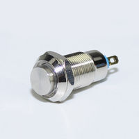 Mini bouton-poussoir Led de 8 MM avec anneau éclairé, bouton poussoir, 2 pièces
