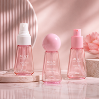 Flacon pulvérisateur à fine brume Muze Wholesale 50 ml pour le visage, le corps et les cheveux, flacon cosmétique en plastique personnalisé pour lotion, emballage pour soins de la peau