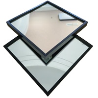 Vente directe du fabricant, miroir en aluminium de 4 mm et 6 mm pour salle de bain extérieure, miroir argenté, panneau de verre miroir, miroir personnalisé