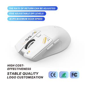<span class=keywords><strong>Souris</strong></span> de jeu à taux de polling de 1000 Hz, capteur basse consommation KA8G2, DPI réglable sur <span class=keywords><strong>5</strong></span> niveaux, <span class=keywords><strong>souris</strong></span> optique ergonomique pour PC portable OEM - Product Image 1
