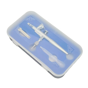 <b>Nail</b> Art Airbrush <b>Set</b> 0.3mm Dual Action Gravity Feed Portable USB Powered Adjustable Speed For <b>Nail</b> Polish <b>Gel</b> Spray - Product Image 4