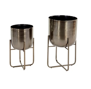 Vườn Mạ Kẽm Chậu Treo Vườn Xô Thiếc Hộp Sắt Chậu Hoa Kim Loại Planter - Product Image 3
